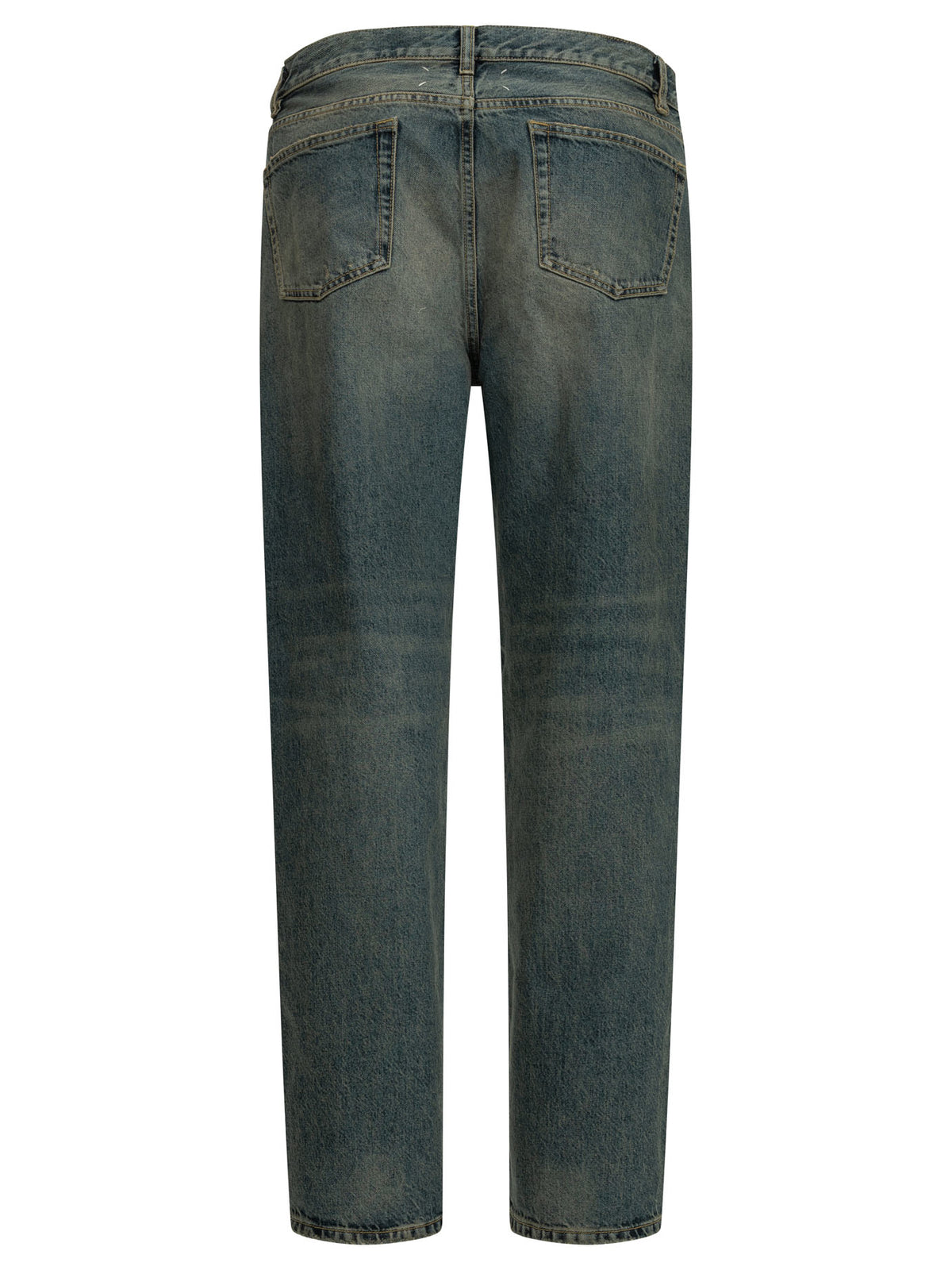 Maison Margiela "Distressed" Straight-Leg Jeans - Blue