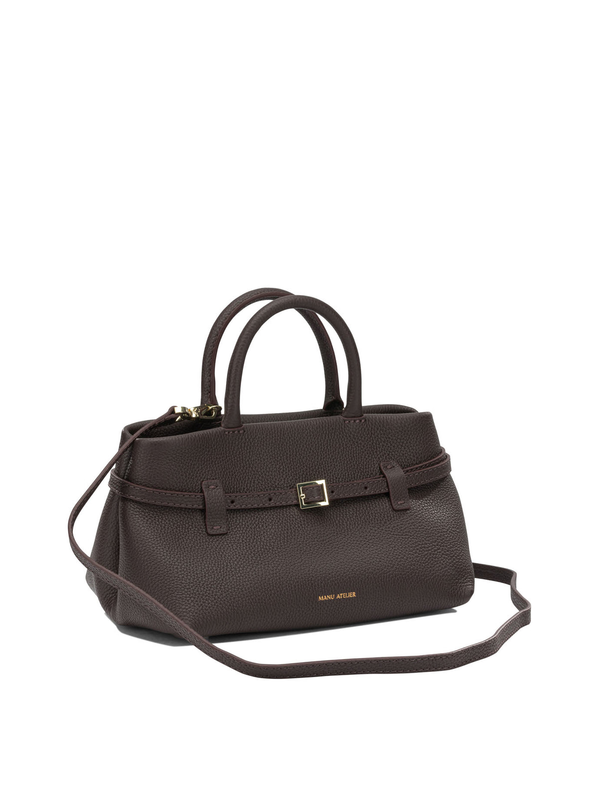Manu Atelier "Le Cambon 25" Small Handbag - Brown