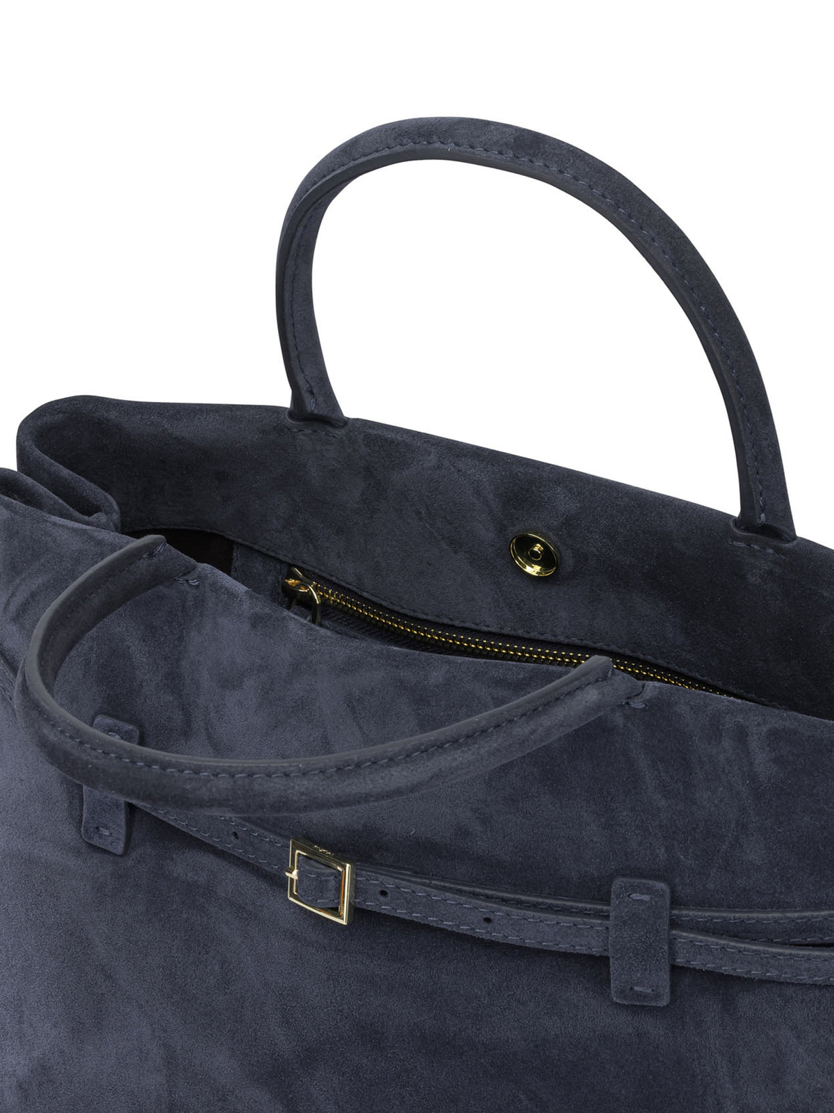 Manu Atelier "Le Cambon 35" Medium Handbag - Blue