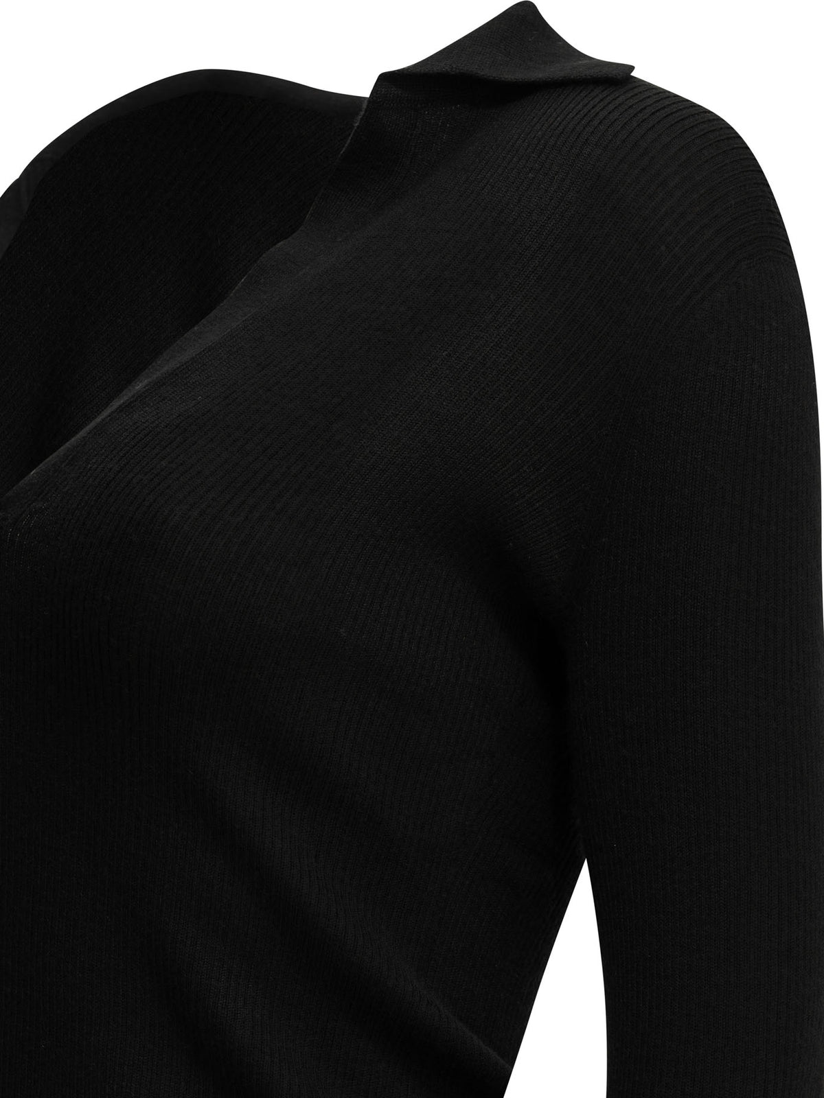 Max Mara Cashmere polo shirt - Black