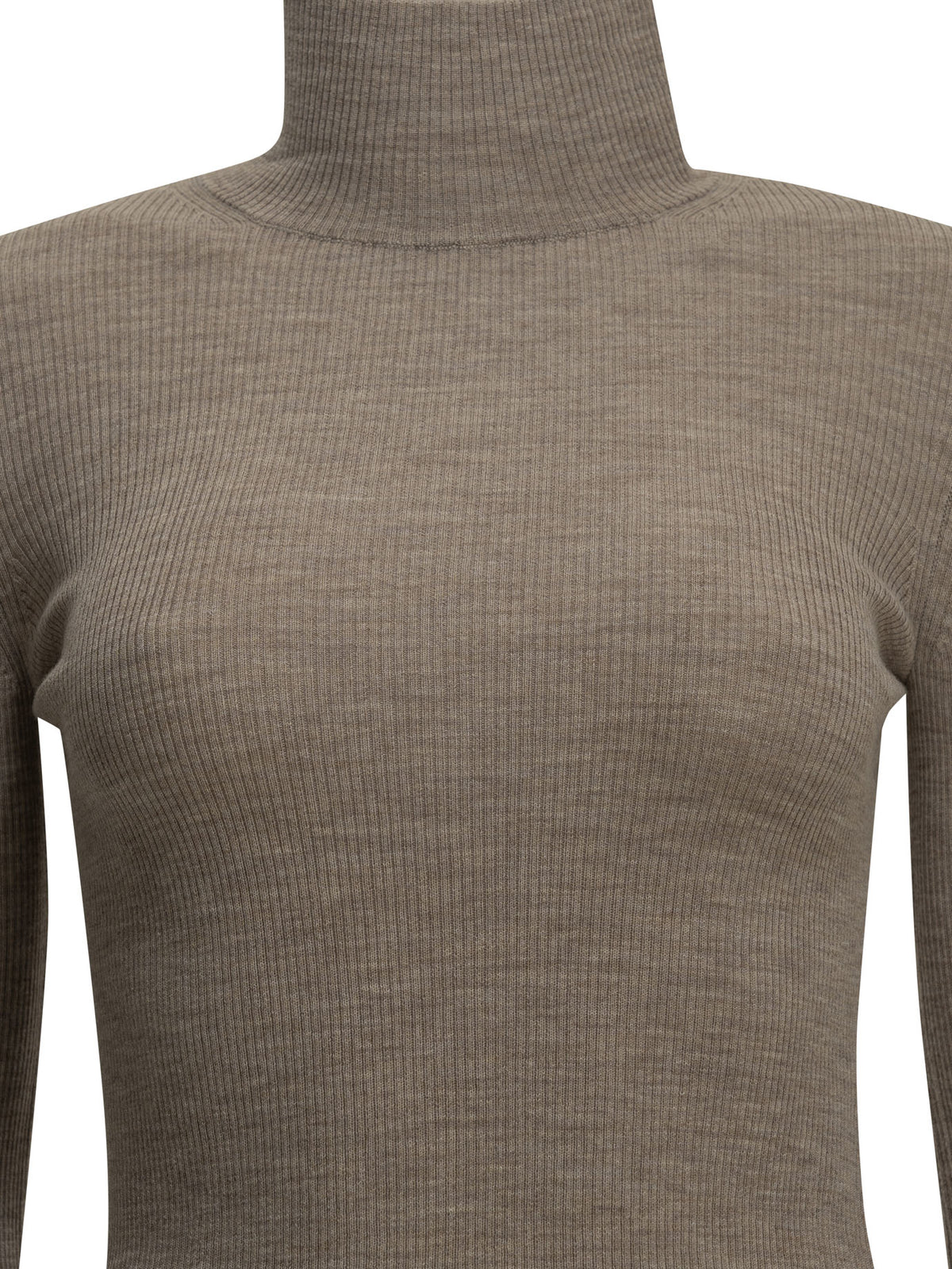 Max Mara Virgin wool turtleneck sweater - Beige