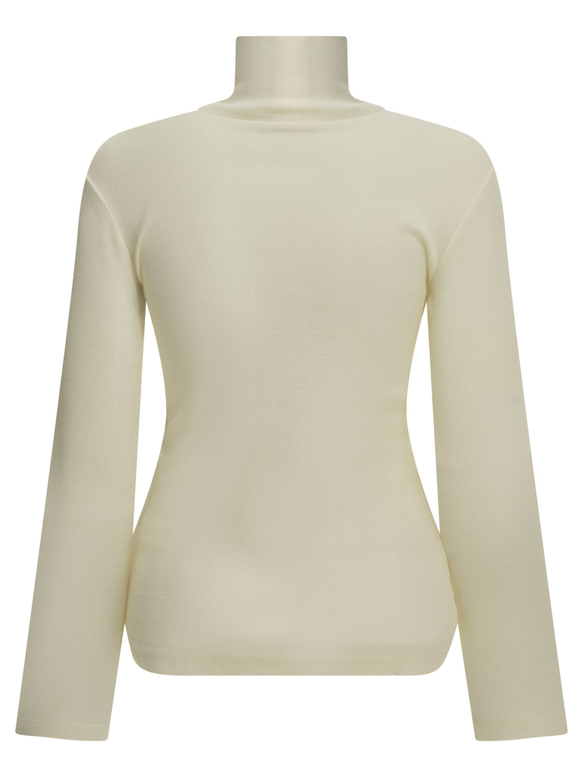 Max Mara Wool jersey turtleneck sweater - White