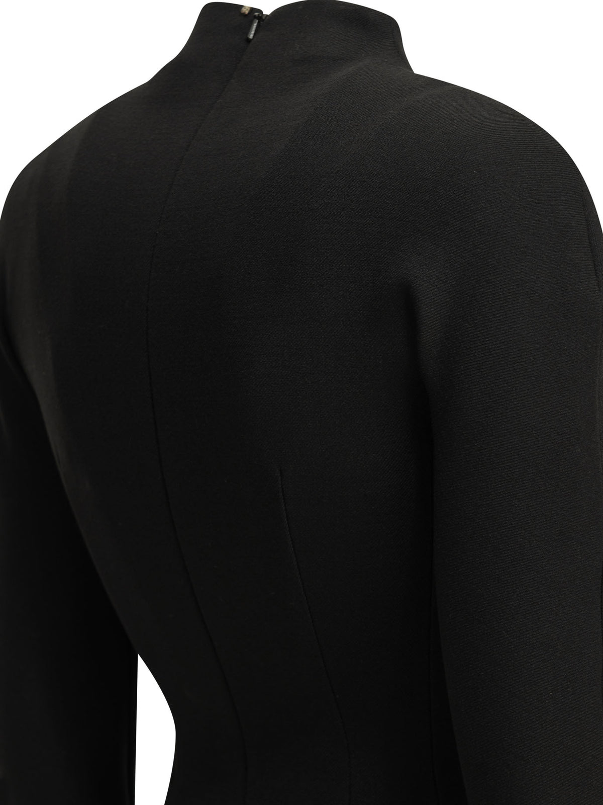 Max Mara Sportmax Short dress made of stretch wool - Black
