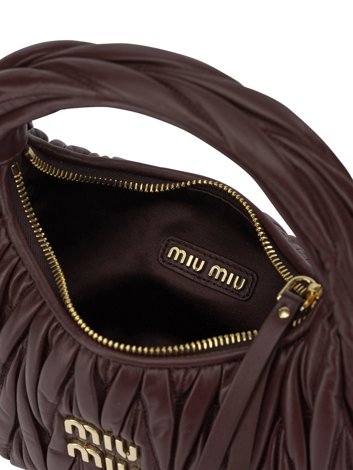 Miu Miu "Wander" Small handbag - Burgundy