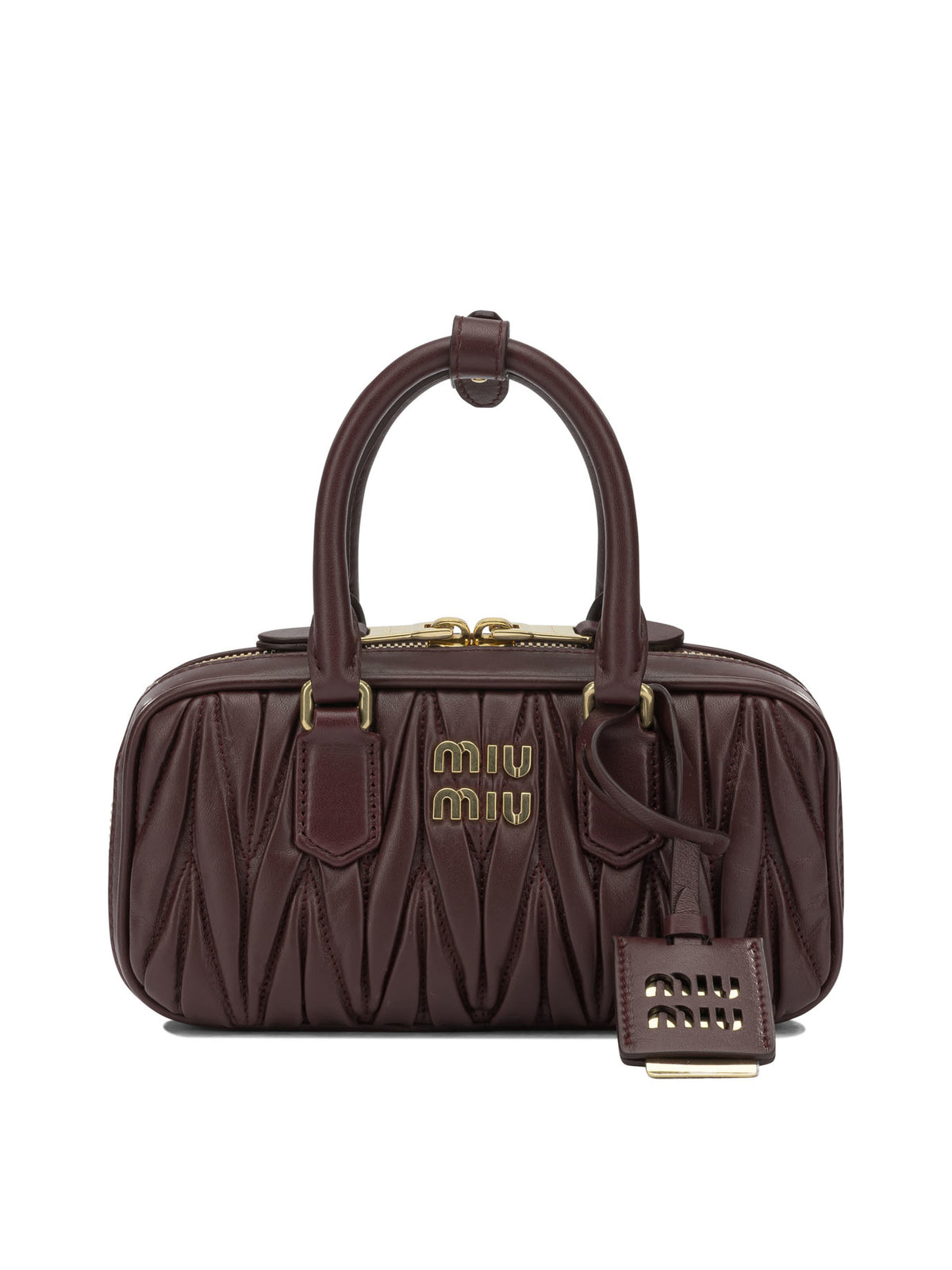 Miu Miu "Arcadie" Mini Handbag - Burgundy