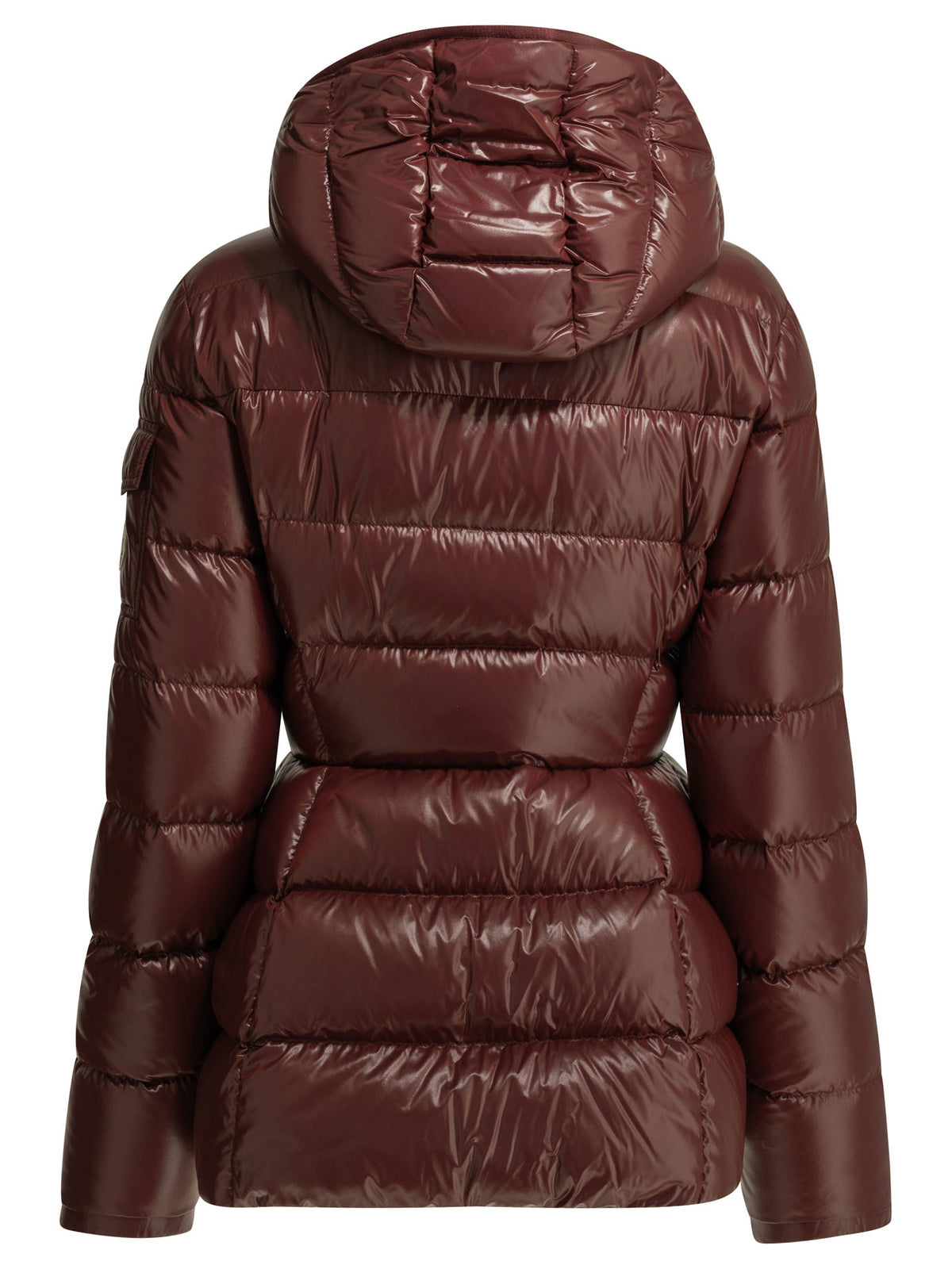 Moncler "Barante" Short Down Jacket - Burgundy