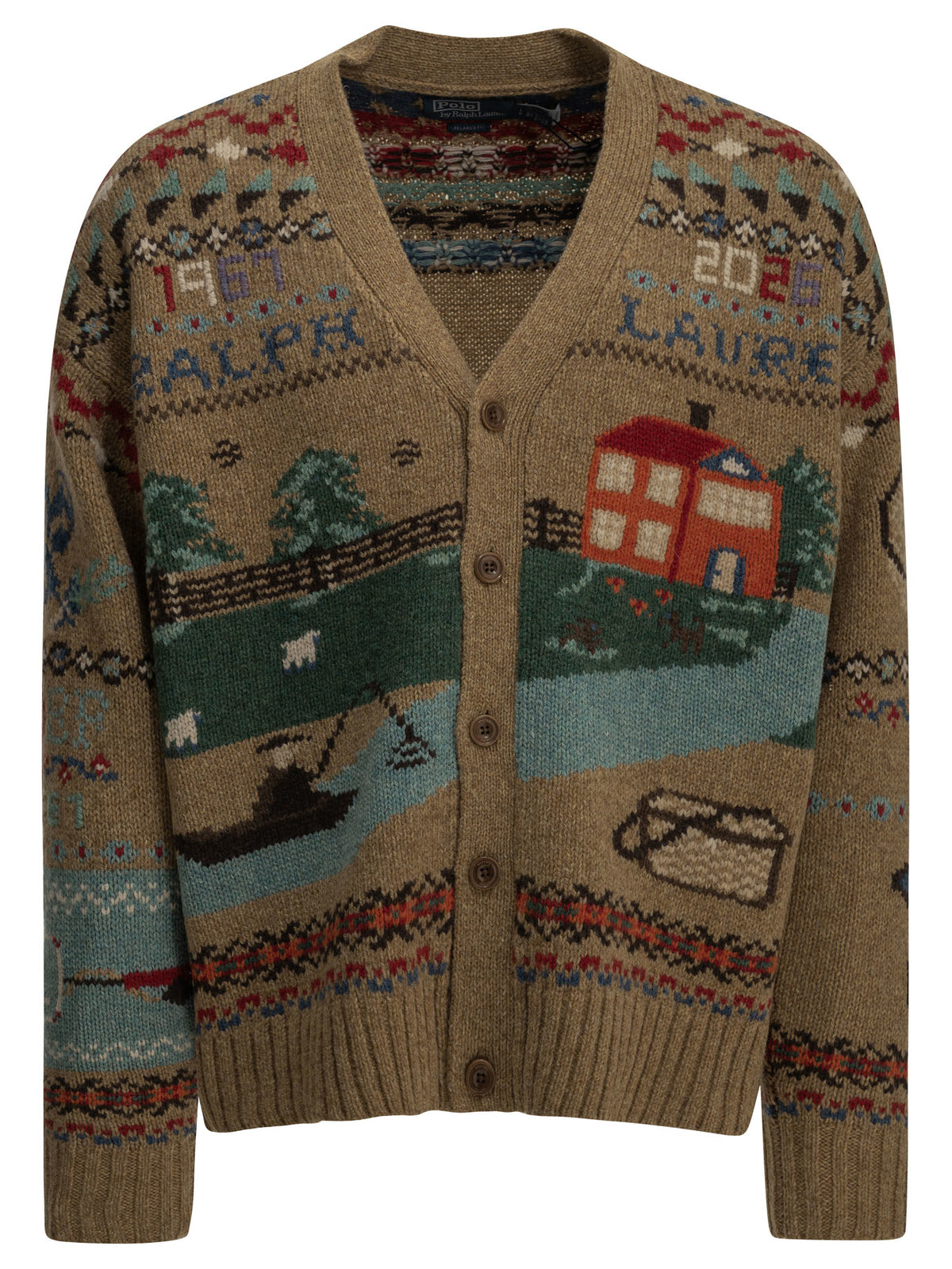 Polo Ralph Lauren "Panorama" Cardigan - Brown