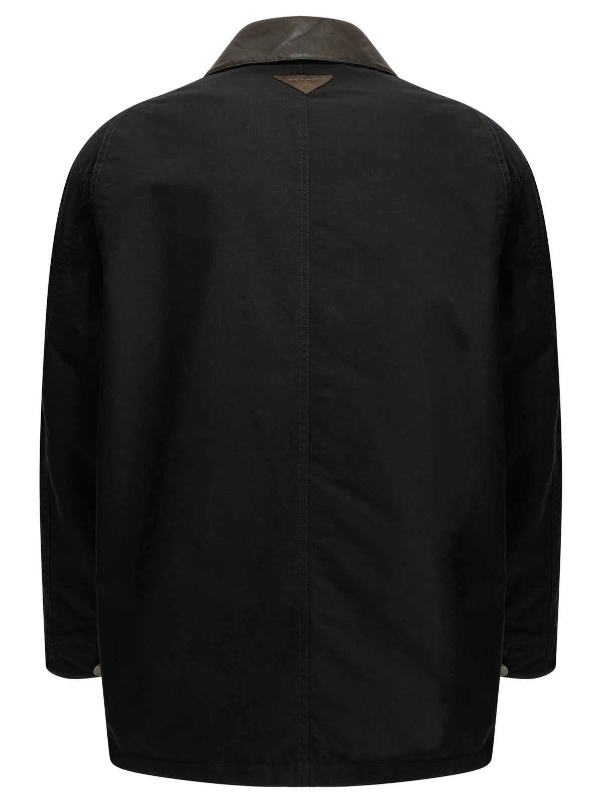 Prada Short down jacket made of technical cotton - Black