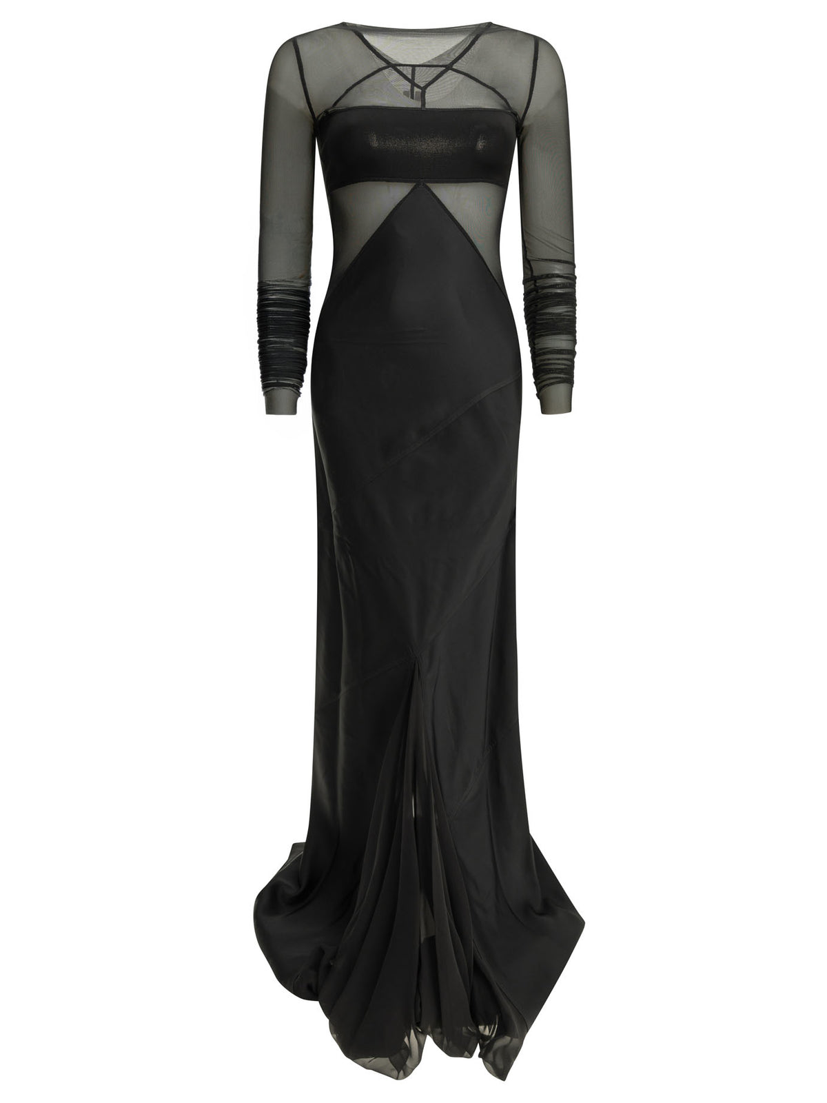 Rick Owens "Combo" Long Dress - Black