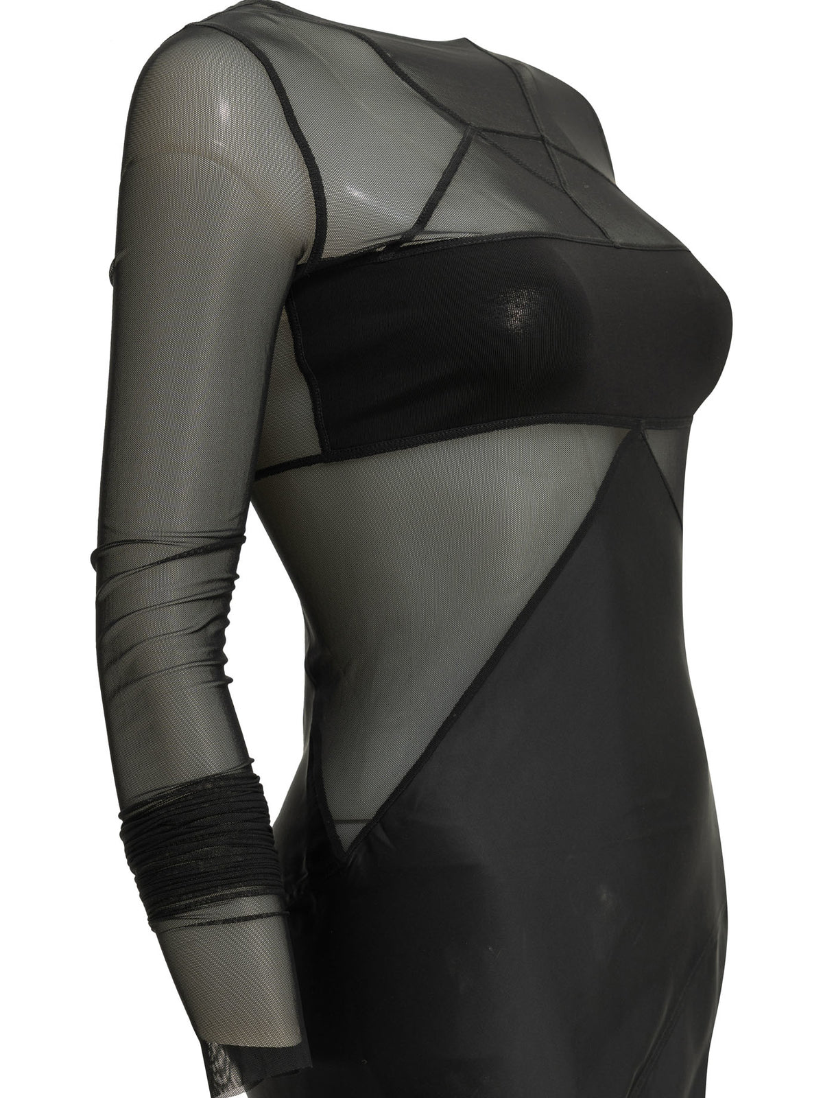 Rick Owens "Combo" Long Dress - Black
