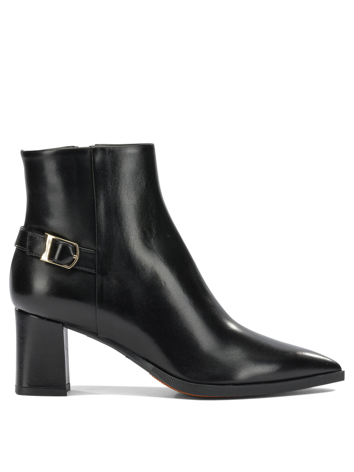 Santoni "Elly 65MM" zippered ankle boots - Black