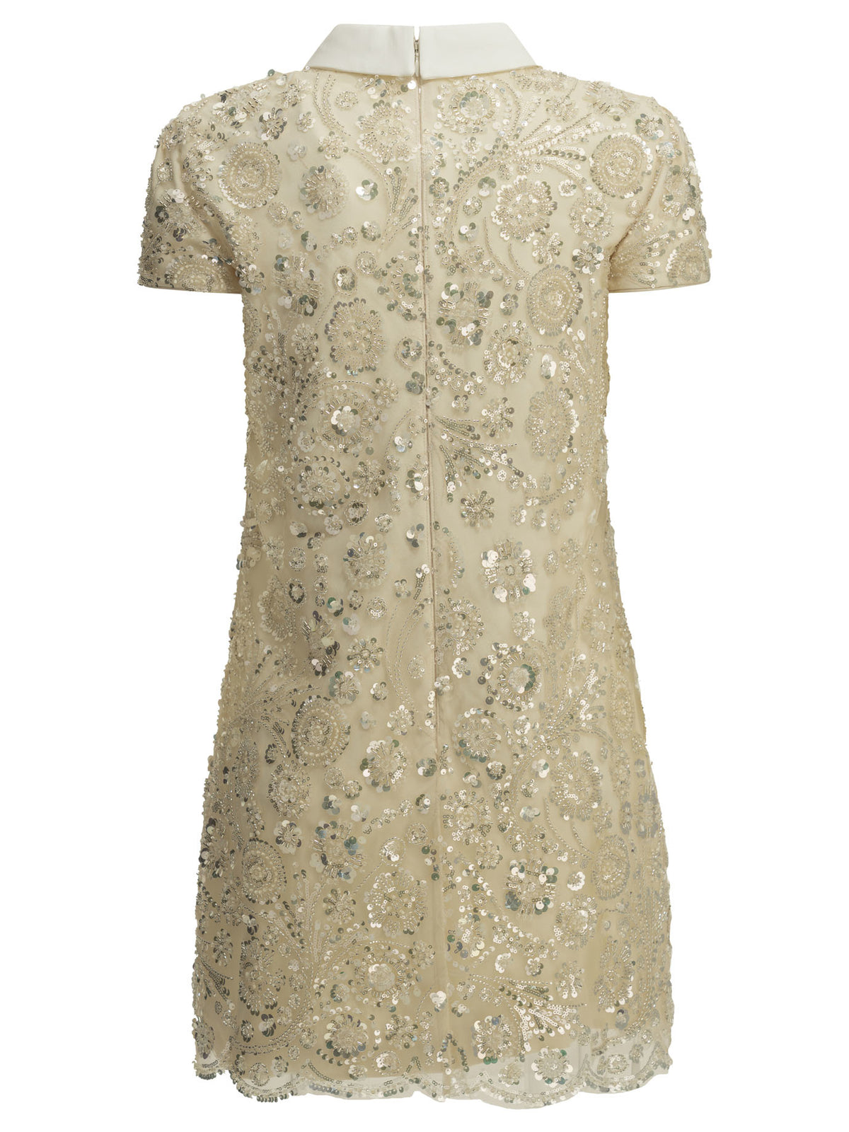 Self-Portrait Short sheath dress - White