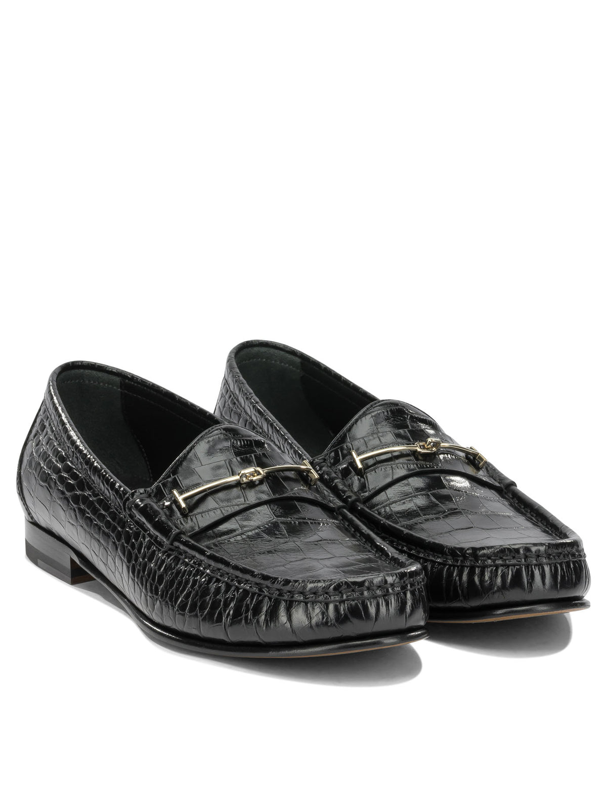Tom Ford "Double T" Loafers - Black