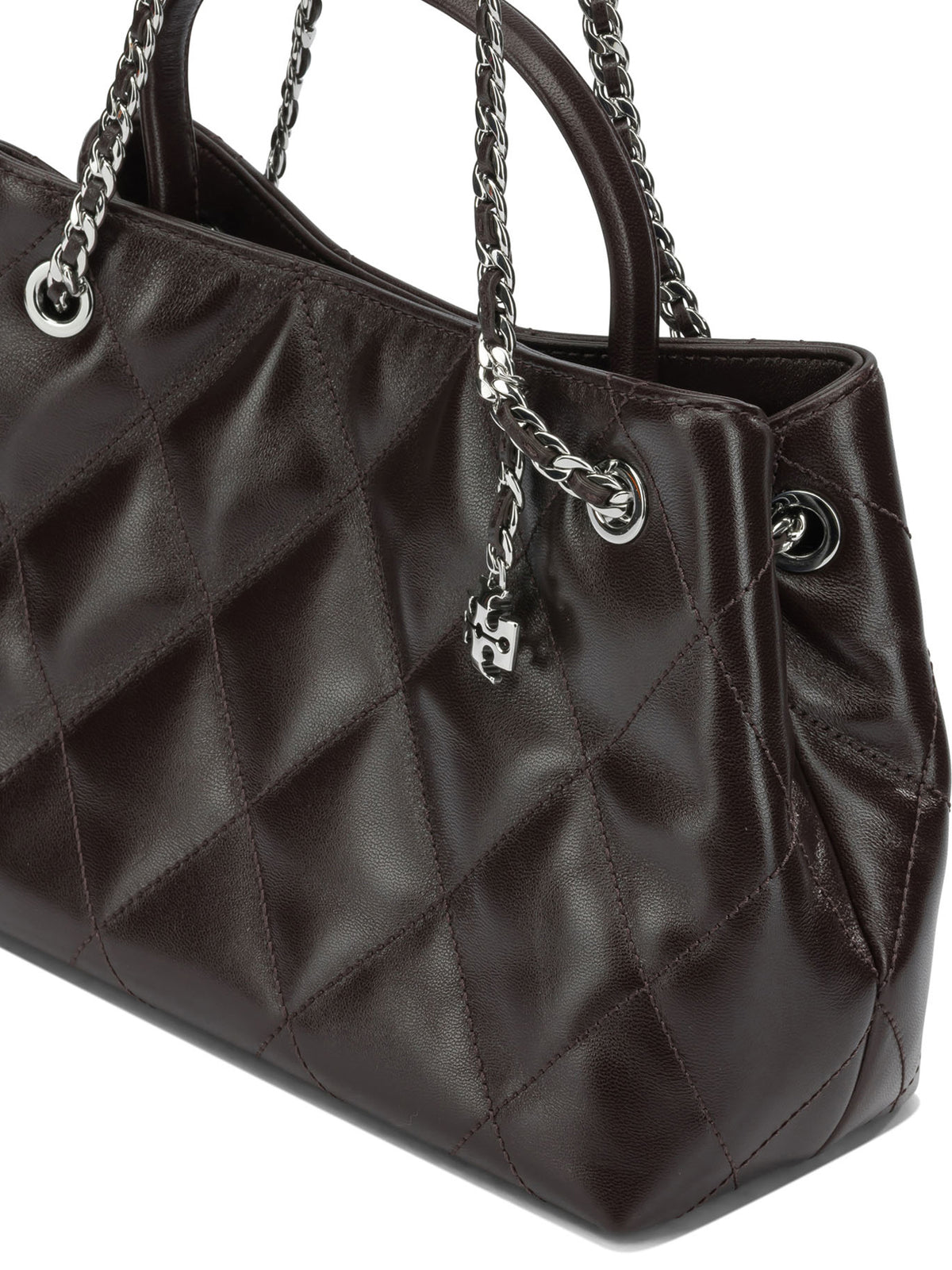 Tory Burch "Fleming" Small Handbag - Brown