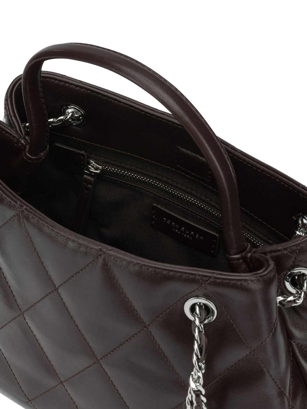 Tory Burch "Fleming" Small Handbag - Brown