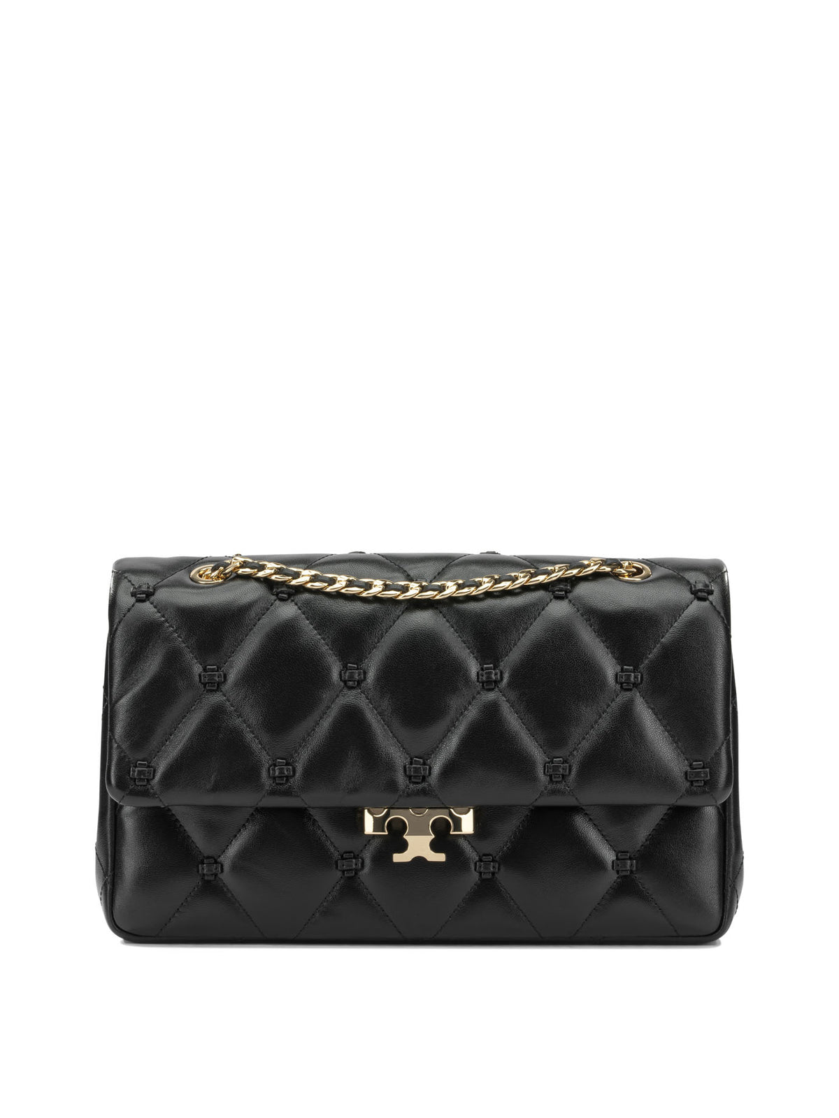 Tory Burch "Bunny Knot" Small Shoulder Bag - Black
