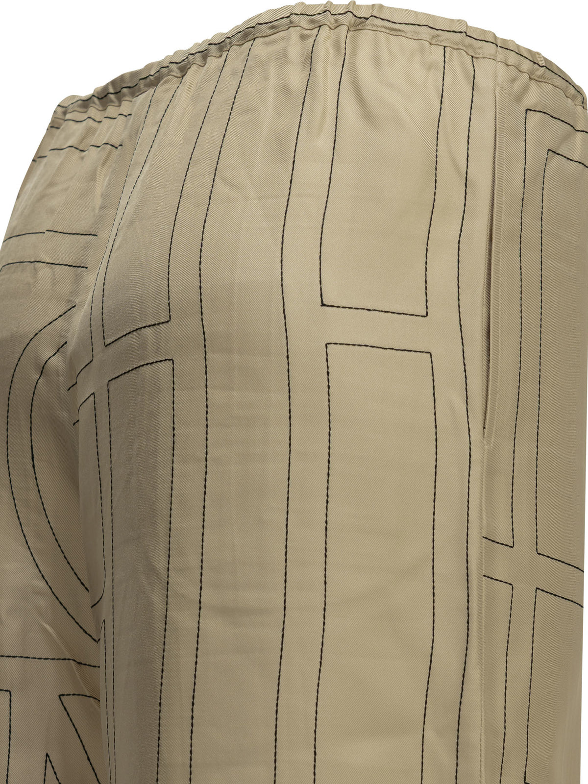 Toteme "Monogram" Casual Pants - Beige