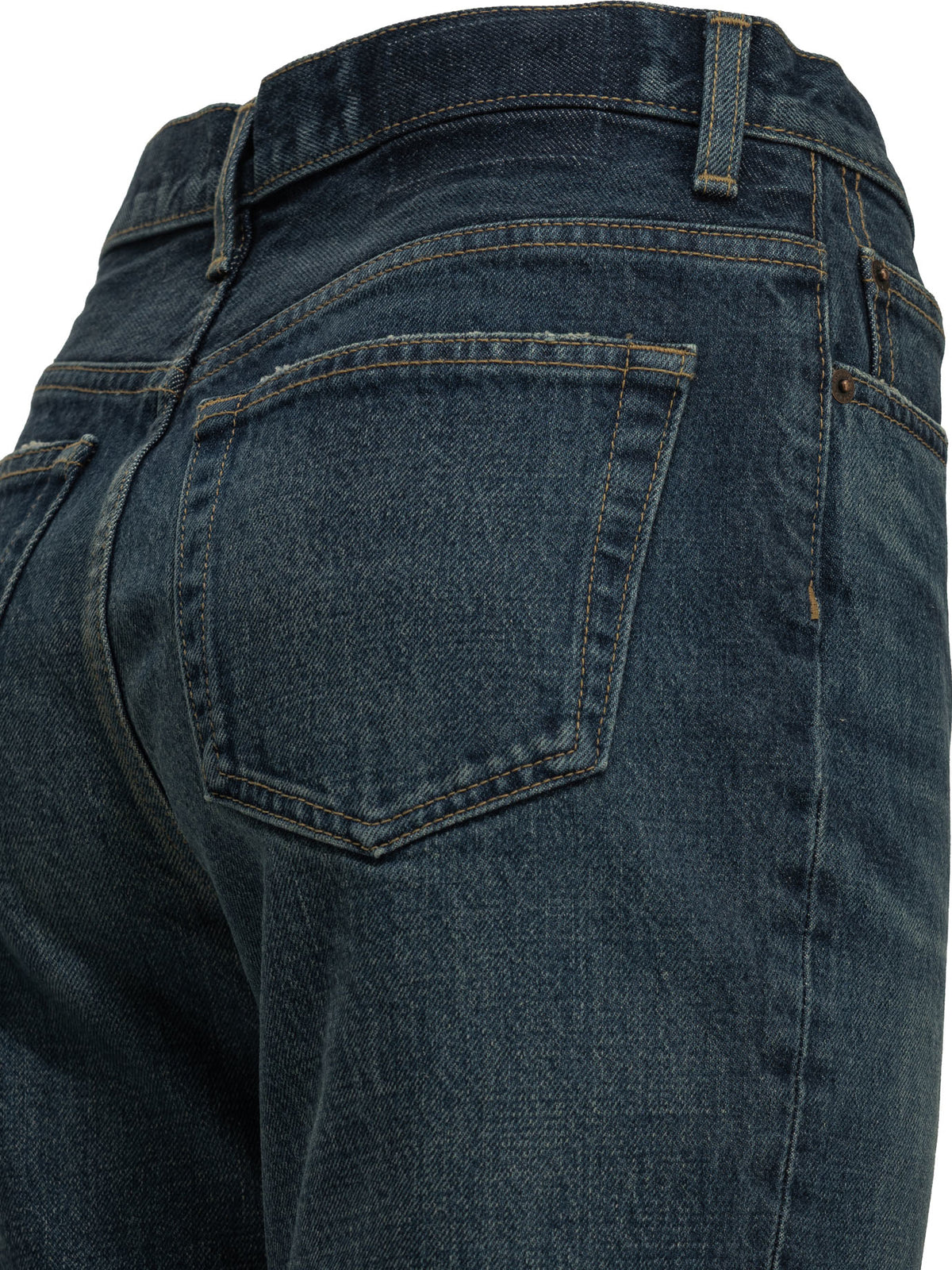 Toteme "Classic" Straight-Leg Jeans - Blue