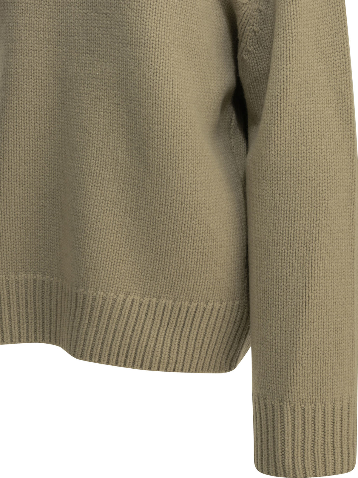 Toteme Wool Turtleneck Sweater - Green