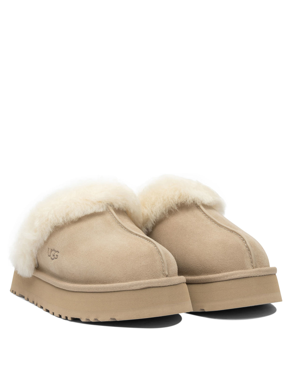 UGG "Disquette" Slippers - Beige