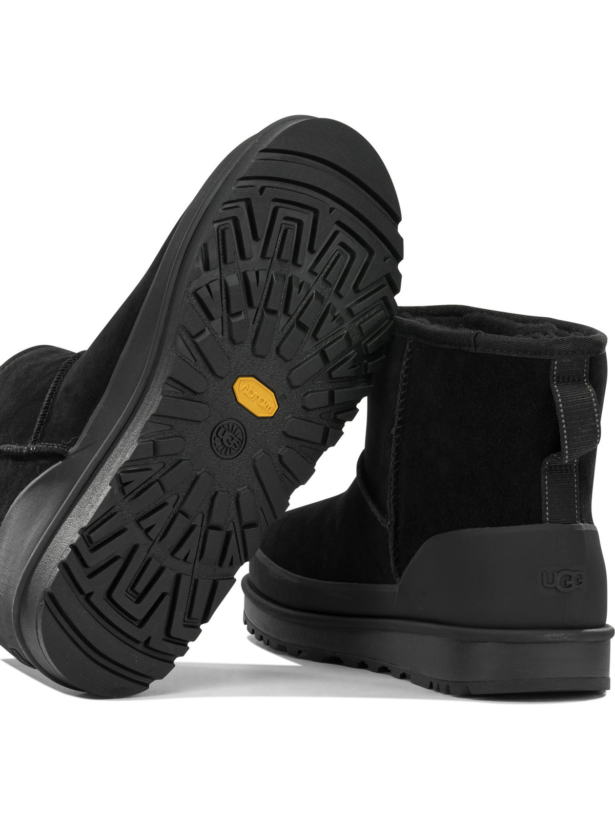 UGG "Classic Mini Guard GTX" Pull-On Ankle Boots - Black
