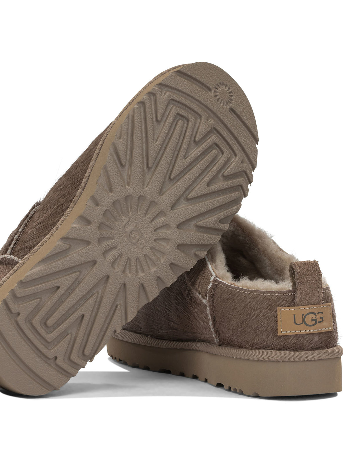 UGG "Micro" Pull-On Ankle Boots - Brown