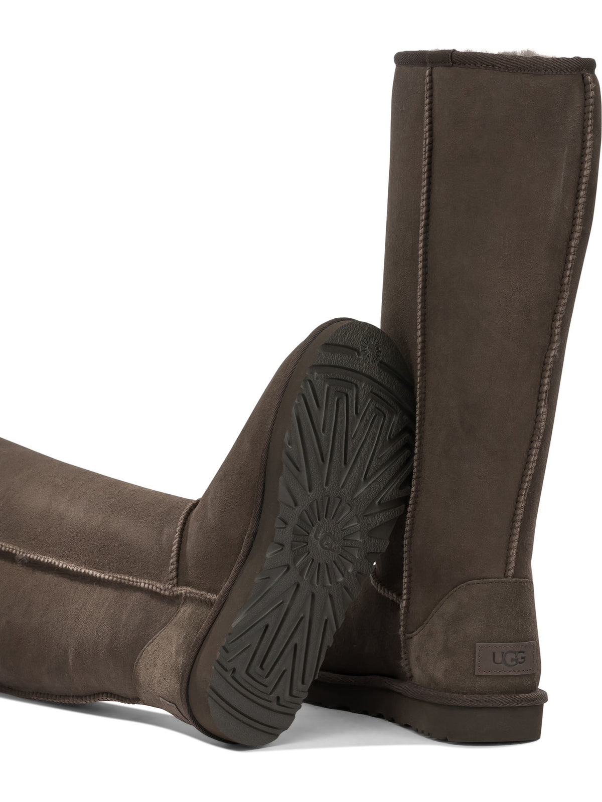 UGG "Classic Ultra Tall" Knee-High Boots - Brown