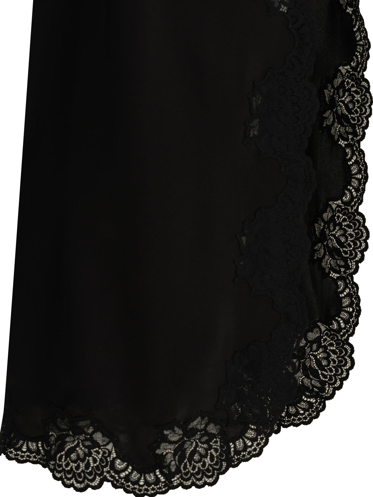 Valentino Long skirt with ruffles - Black