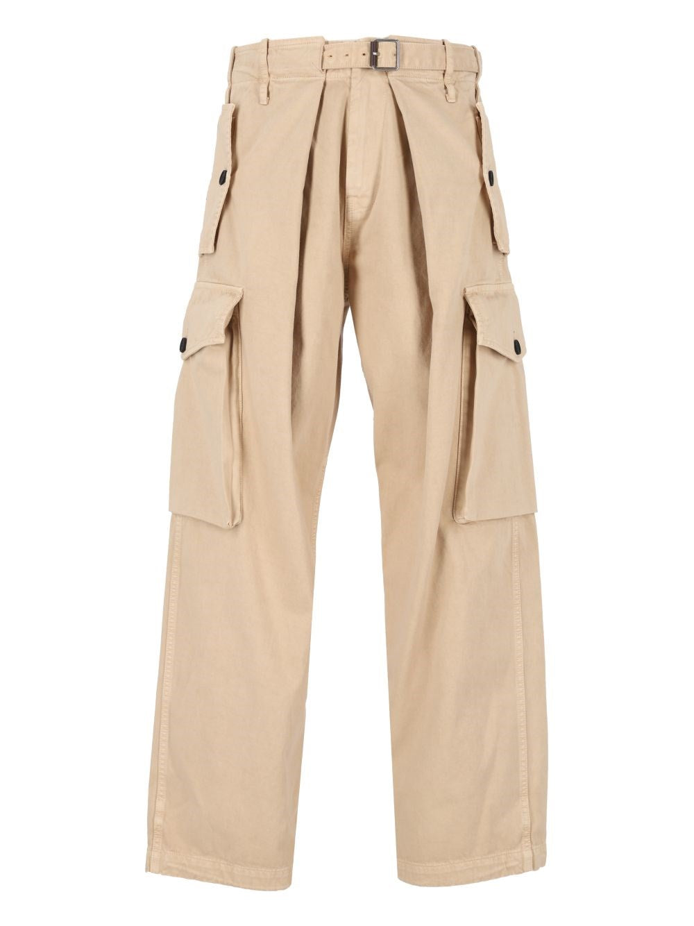 Loewe Cotton Cargo Pants - Beige