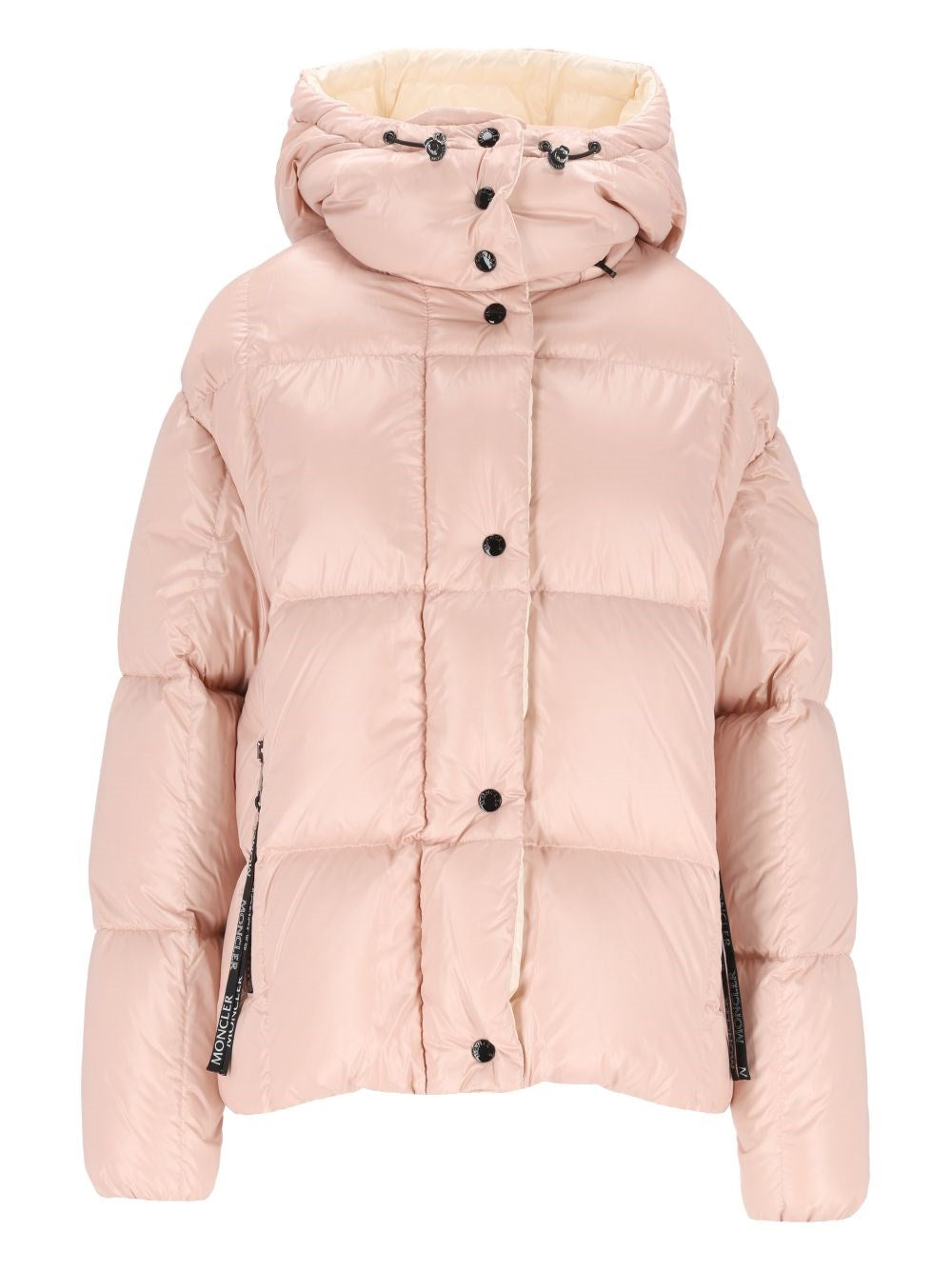 Moncler Parana Short Down Jacket With Hood - Rose
