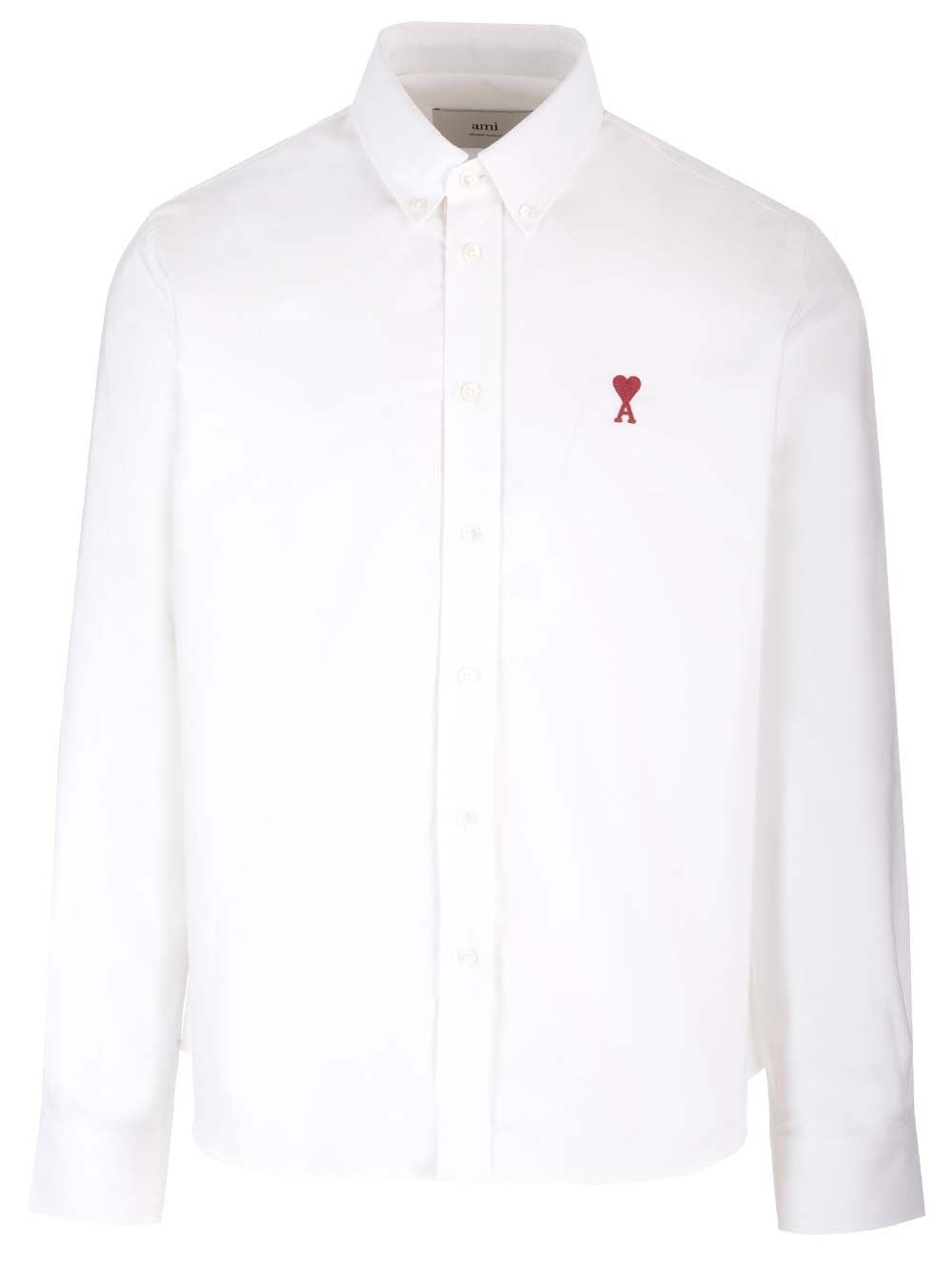 Ami "Ami De Coeur" Shirt - White