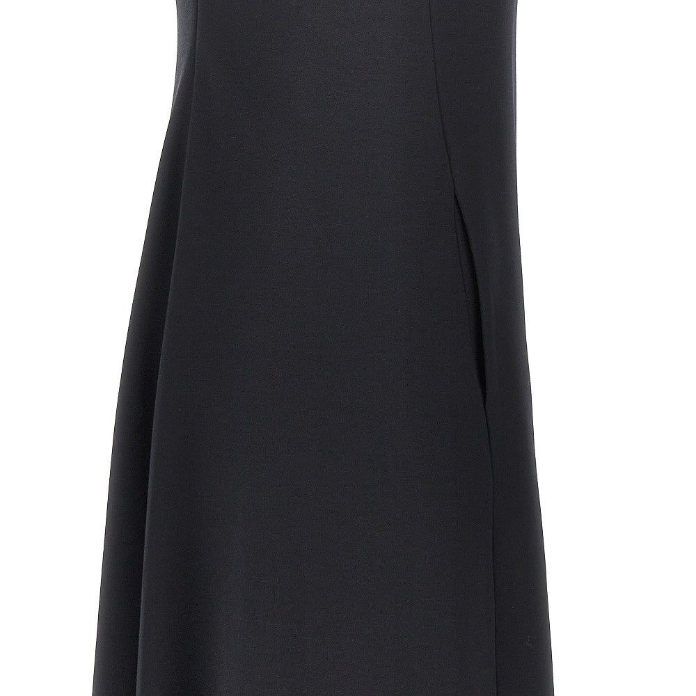 Emporio Armani Milano Stitch jersey midi dress