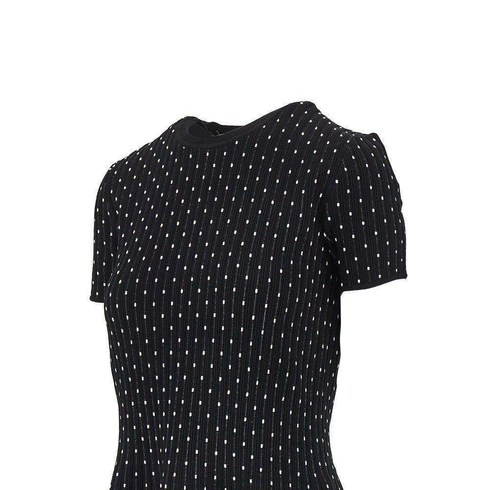 Emporio Armani Ottoman knitted mini dress