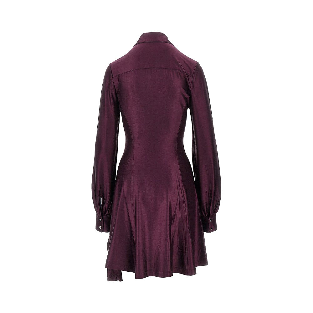 Rabanne Draped jersey mini dress