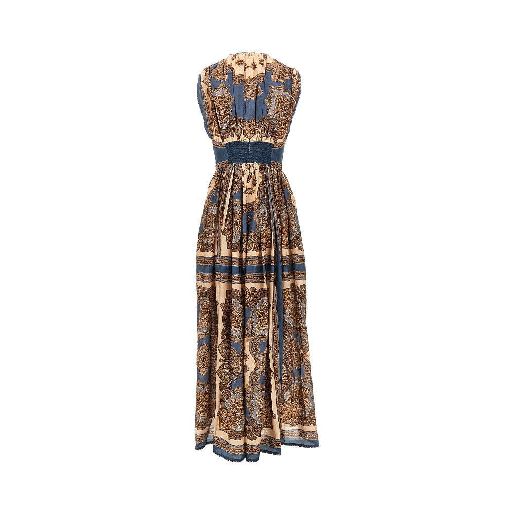 Zimmermann 'Mahon' Paisley silk long dress