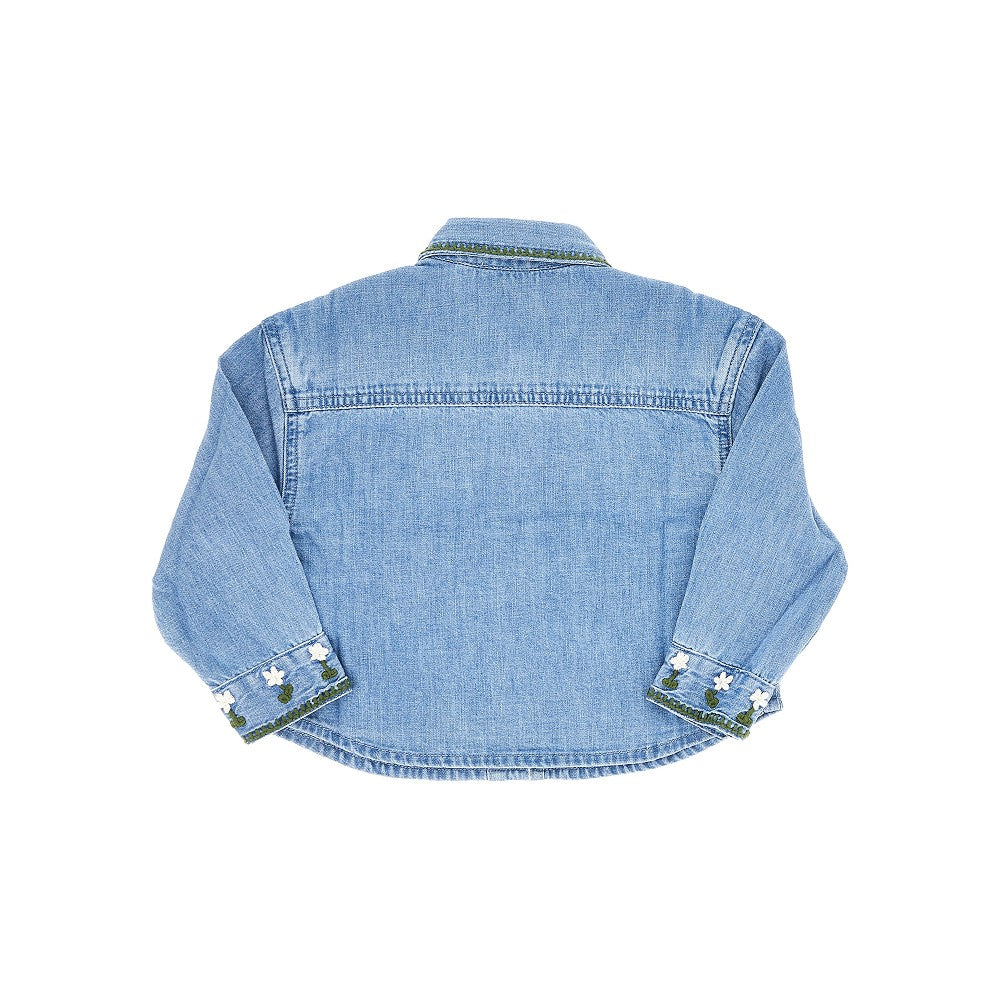 Stella McCartney Embroidered denim shirt