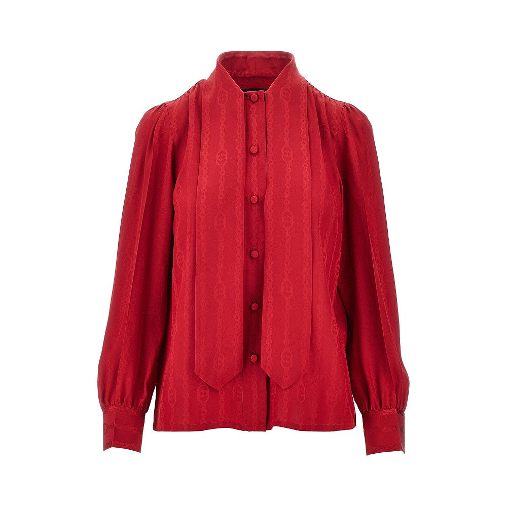 Gucci Jacquard silk shirt
