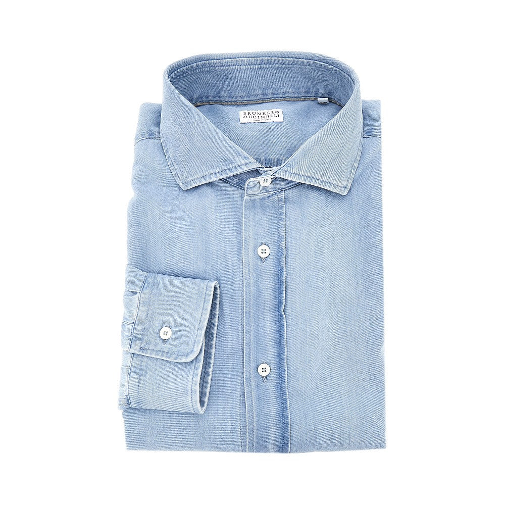 Brunello Cucinelli Denim Easy Fit shirt