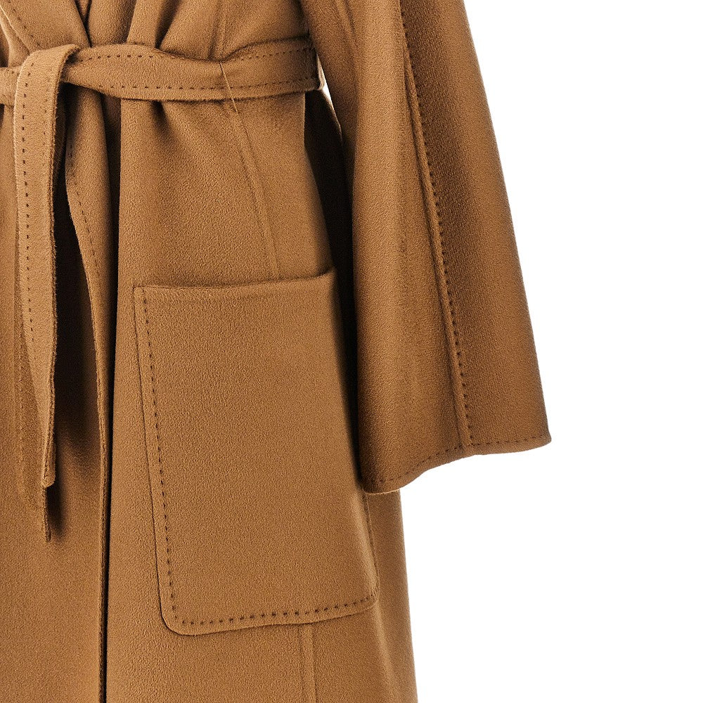 Max Mara Oversized cashmere coat with belt