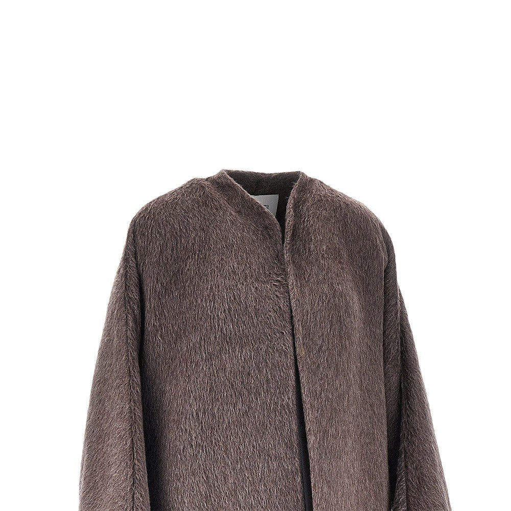 Max Mara Camel and mohair oversized coat