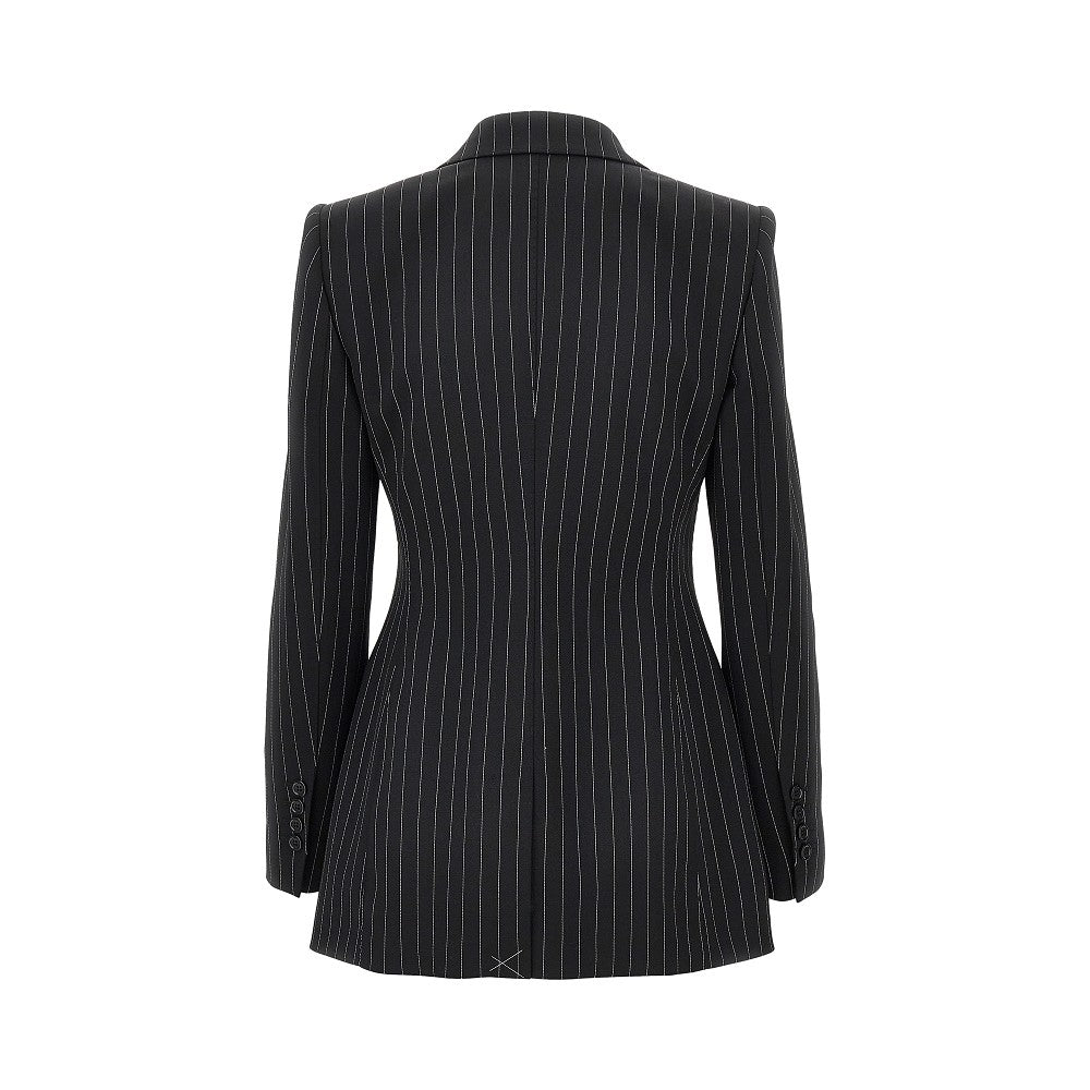 Dolce & Gabbana Pinstriped wool double-breasted jacket