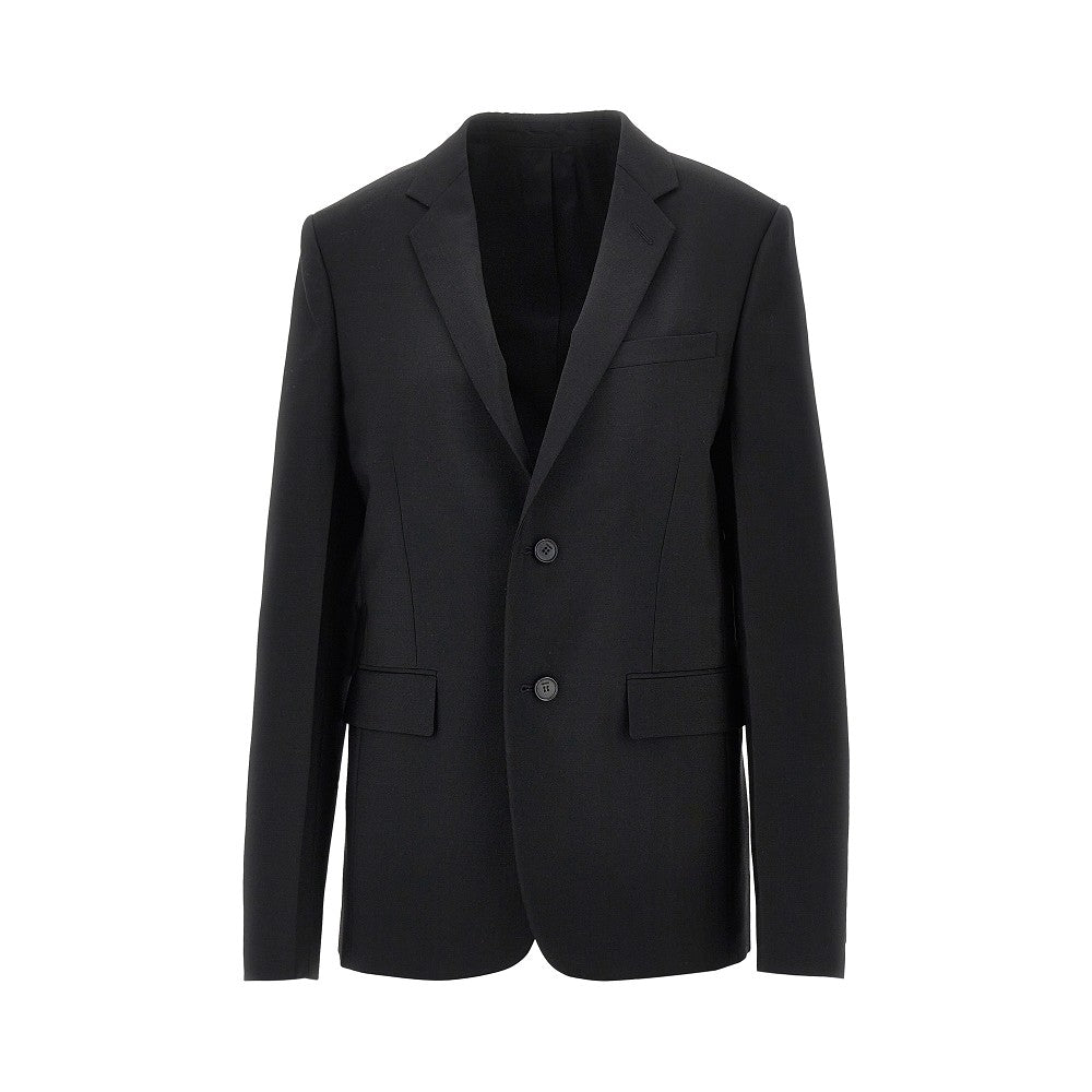 Fendi Kid Mohair jacket with strap