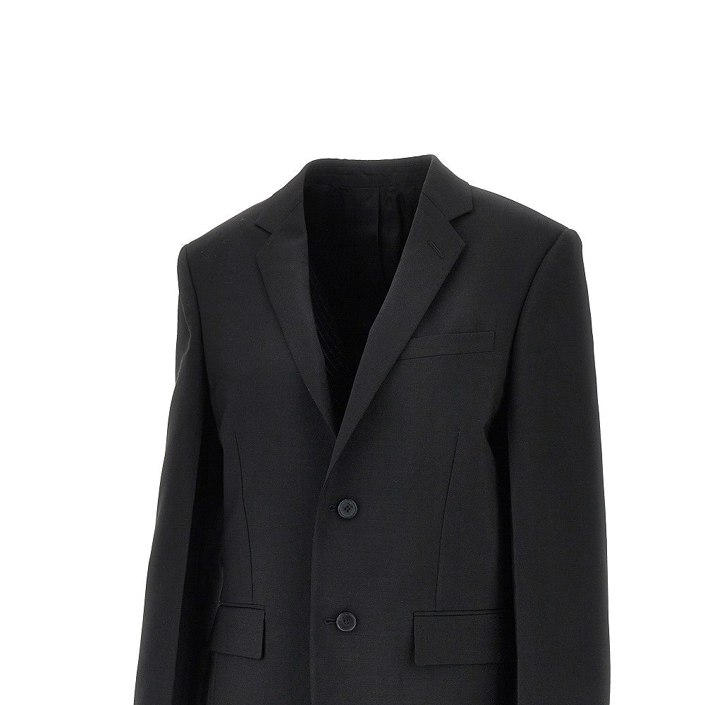 Fendi Kid Mohair jacket with strap
