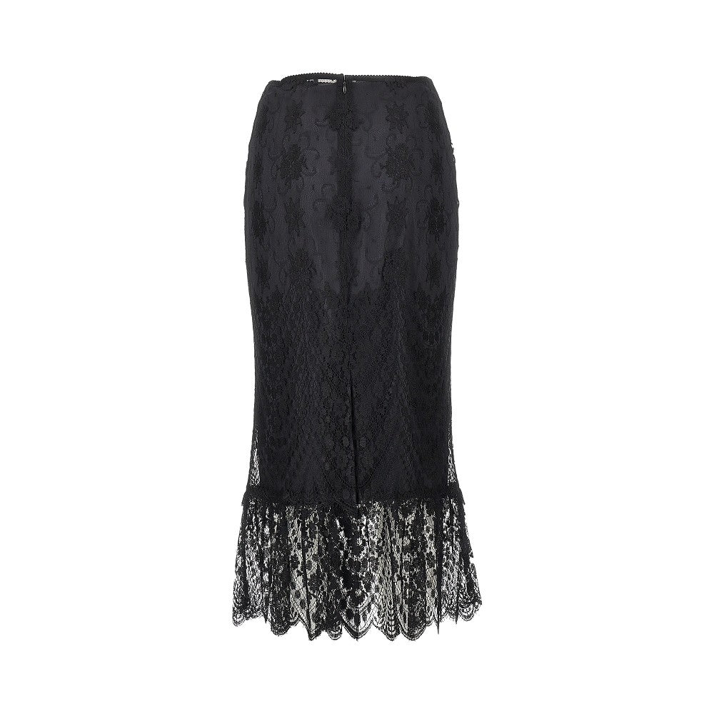 Dolce & Gabbana Chantilly lace midi skirt