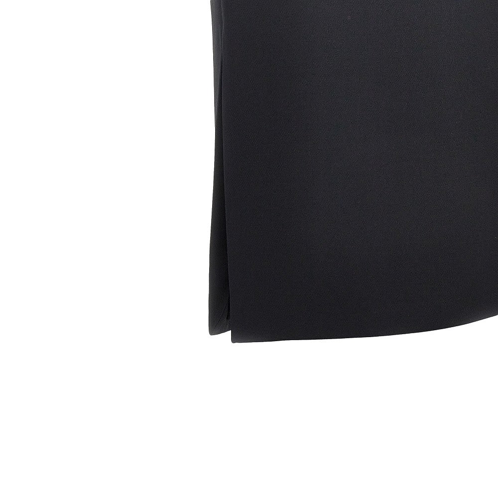 Fendi Grain de poudre wool and silk midi skirt