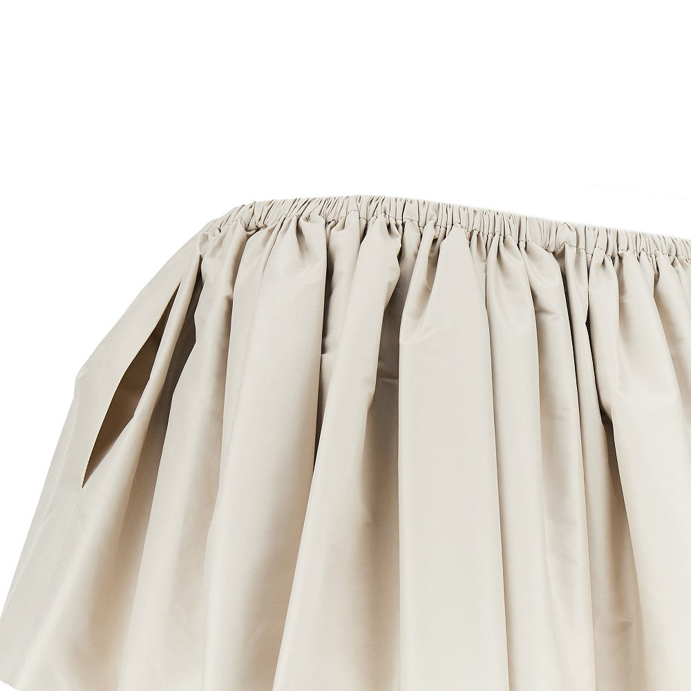 Miu Miu Tec pongé mini skirt