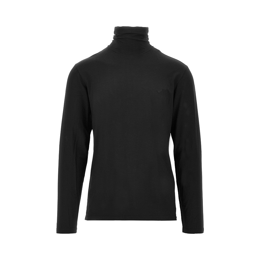 Ea Bodywear Stretch jersey turtleneck top