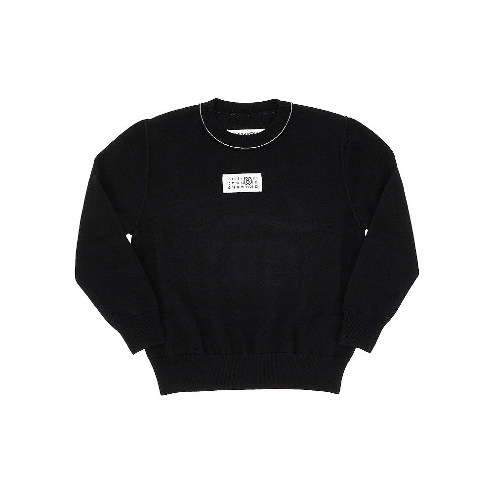 MM6 Maison Margiela Wool-blend sweater with logo label