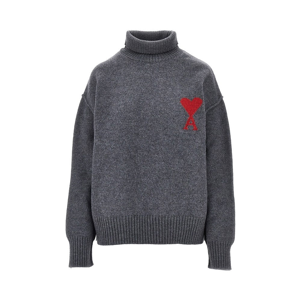 Ami Paris 'Ami de Coeur' turtleneck sweater