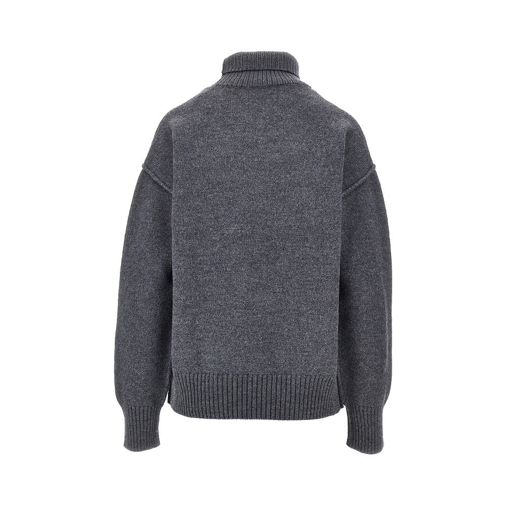 Ami Paris 'Ami de Coeur' turtleneck sweater